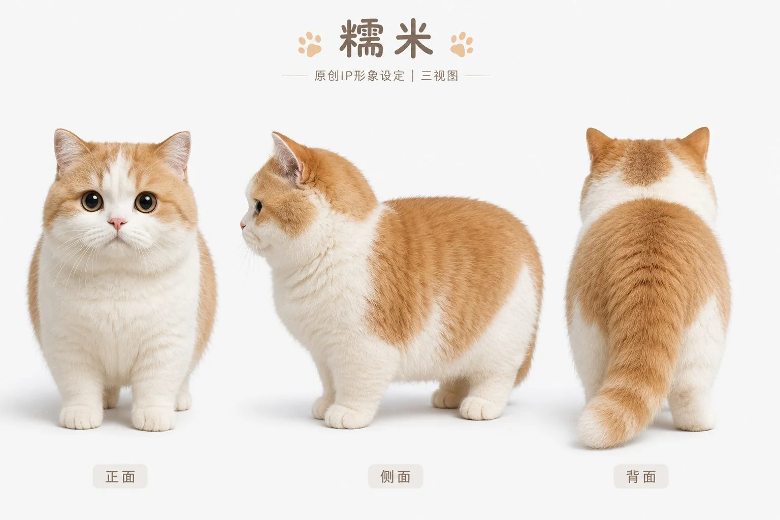 糯米角色三视图