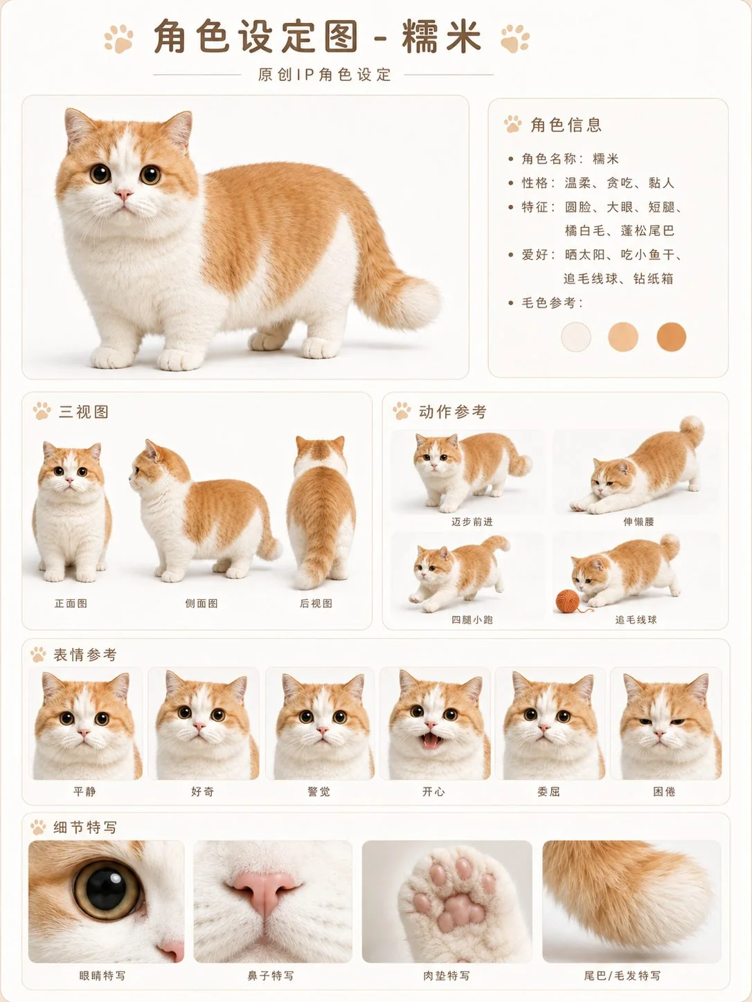 糯米角色设定表